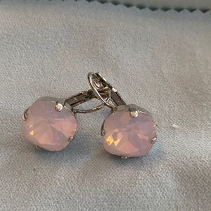 Pink crystal Sabika Golf Earrings